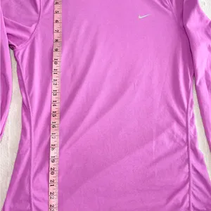 Nike Dri-Fit Fuchsia Pink‎ Hooded Long Sleeve Running Top Size M thumbnail 8
