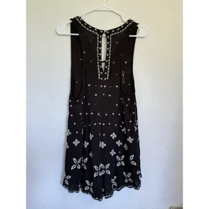 Intimately Free People Black Tank Flowy Cut Out V Neck‎ Sequin Romper X Small thumbnail 7