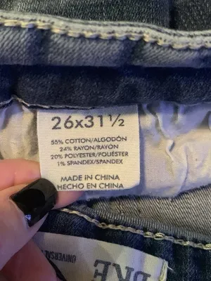 BKE Denim Blue Cotton Blend Payton Jeans Womens Size 26x31.5-- Rise 8" Rodeo thumbnail 5