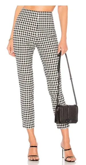 By The Way Cropped Gingham Pants thumbnail 3