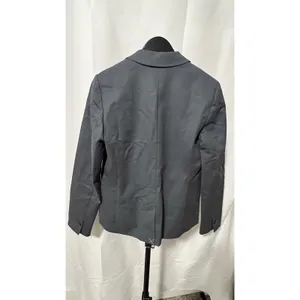 Ann Taylor LOFT Womens Slate Grey Single Button Blazer Jacket Size‎ 4T New thumbnail 4