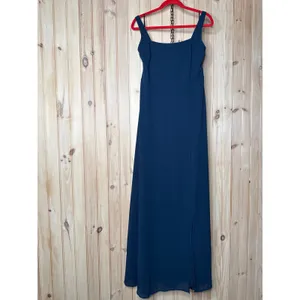 NWT Lulus Remarkable Arrival Navy Blue Sleeveless Maxi Dress Wedding Banquet XL thumbnail 2