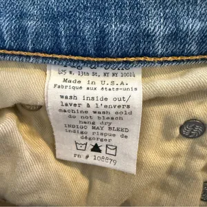 rag & bone The Dre Jeans Stoke Wash Style W1590K510 Color Sunset Women’s Size 28 thumbnail 9