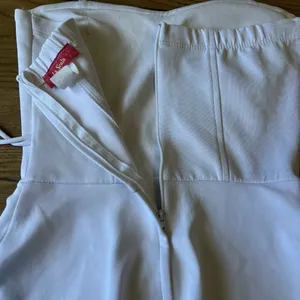 La Seala USA Strapless White Mini Dress Size Small Summer Party‎ Preppy Beach thumbnail 7