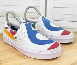 Vans Era 59 Deck Club 66 Sail Slip On Sneakers‎ White Multi 5.5 Men 7 Women thumbnail 1