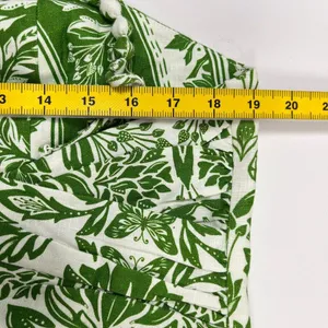 NWOT Farm Rio Floral Delicate Tapestry Linen Drop-Waist Midi Dress Size XL Green thumbnail 16