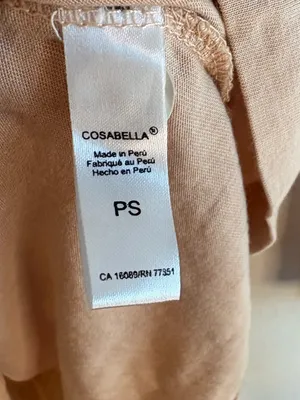 Cosabella Beige Long Sleeve Button Down Top and Pants Pajama Set Petite Small thumbnail 5