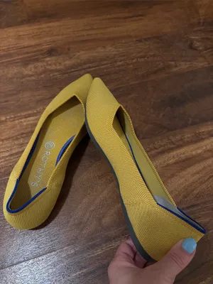 ROTHY’S The Point Flat Shoes in Marigold Yellow thumbnail 6