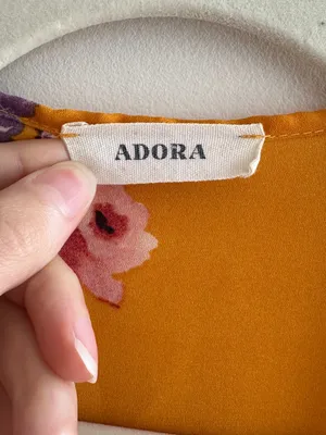 ADORA Golden Yellow Floral Bolero/Kimono Jacket/Cardigan, Size Small thumbnail 6