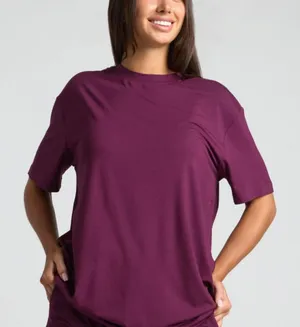 NWT COMFRT Cloud tee in PLUM thumbnail 1