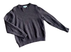 Vintage y2k Brown Wool Knit Sweater 🔥 thumbnail 1