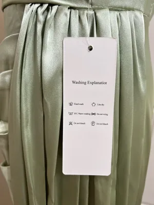 Prom dress green color thumbnail 6
