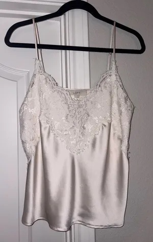 LOFT Satin Tank thumbnail 1