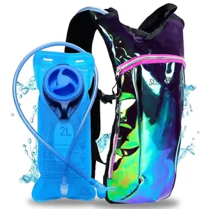 NEW Sojourner Bags Iridescent Oil Slick 2L Hydration Pack thumbnail 1