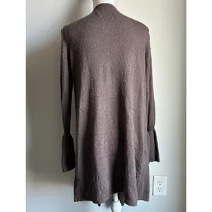Moth by Anthropologie Wool and Cashmere Blend Plum Purple Cardigan Size M thumbnail 4