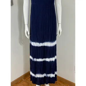 Torrid Navy Tie Dye Lace Up Back Maxi Dress Womens Plus Size 1 1X Boho Sundress thumbnail 6