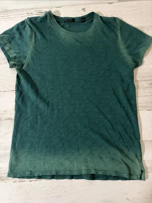 ATM Anthony Thomas Melillo Teal Green Short Sleeve Crewneck Tee thumbnail 1