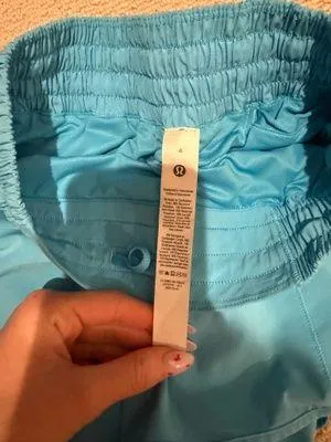 Blue Lululemon Shorts Hotty Hot 2.5" thumbnail 3