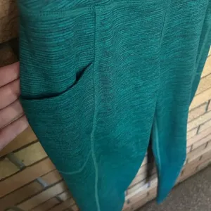 Manduka PRESENCE Compression Yoga Workout Tights Women's Small Green Leggings thumbnail 4