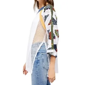 NWT Free People We the Free Serengeti Mixed Media Top thumbnail 3