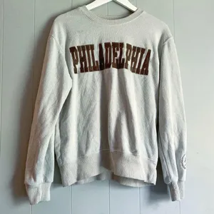 New York Popular Philadelphia Applique Fleece Sweatshirt M thumbnail 1