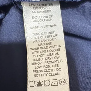 Koi Womens‎ Scrub Top XL Navy Stretch Utility Pockets Workwear Medical Nurse thumbnail 6