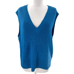 NWT Free people Beach‎ Penny sweater vest blue sz M thumbnail 5