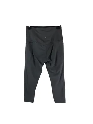 Halara UltraSculpt High Waisted Tummy Control Pocket Capri Leggings Gray XS thumbnail 4