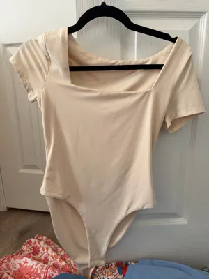Butter yellow bodysuit thumbnail 1