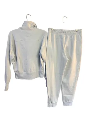 Old Navy Active Dynamic Fleece Jogger Set Sz M Gray thumbnail 2