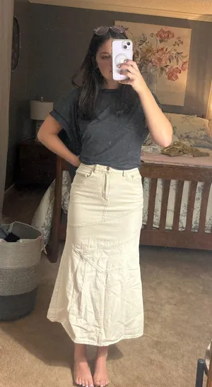 Lizard Thicket Denim Skirt thumbnail 1