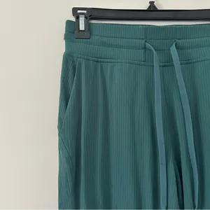 Lululemon Ready To Rulu Ribbed Joggers High Rise 24in Casual Green Jasper 6 thumbnail 4