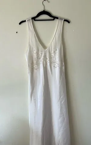 Carole Hochman Vintage long nightgown sz- small thumbnail 2