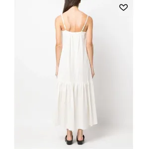 Peony memories tiered midi dress in seashell thumbnail 9