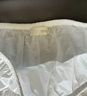 Zara Elegant White Tiered Maxi Skirt thumbnail 2