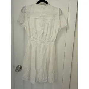 Lovestitch smocked eyelet mini dress Small thumbnail 4