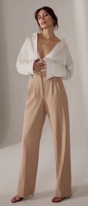 Favorite Daughter The Favorite Pant in Beige 10 thumbnail 1
