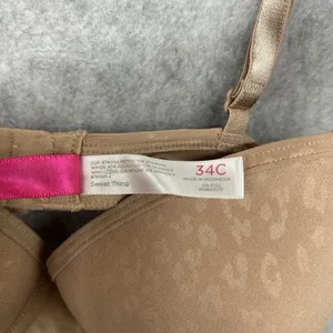 COSMOPOLITAN Bra Women's 34C Leopard Beige Light Weight Underwire Bra thumbnail 5