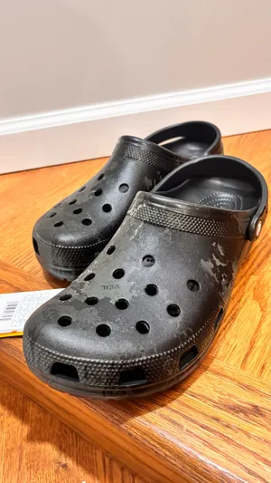 Authentic NEW Crocs Classic Veil Camo Tac Black Men Clog 209359-001 Sz M12 thumbnail 2