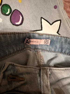 mardi gras jeans Blue Size 26 thumbnail 3