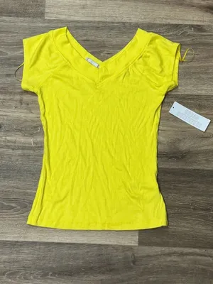 Urban Outfitters BDG Shannen Ribbed V Neck Top Women’s Large thumbnail 2