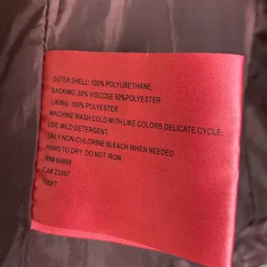LG B Bernardo Collection Burgundy moto Jacket thumbnail 8