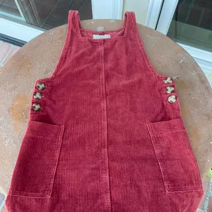 Cotton On Burgundy corduroy mini dress sz small thumbnail 5