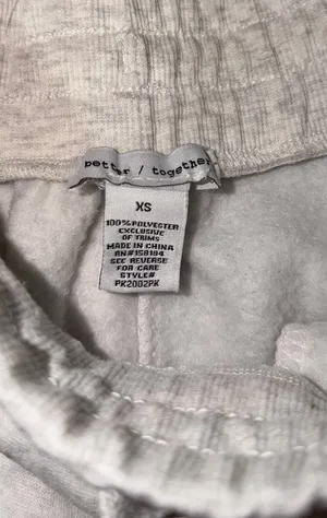 Cargo sweatpants Gray Size XS thumbnail 2