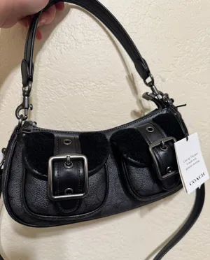 Coach NWT Ashton Bag In Signature Canvas Gunmetal Black cy658 thumbnail 9
