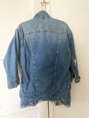 ZARA Cheetah Denim Jacket thumbnail 4