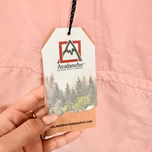 Avalanche Pink Lightweight Hooded Windbreaker Jacket • Zip Pockets • Size S thumbnail 8