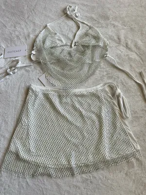 Outcast Clothing Addie Top & Addie Skirt White Skirt Festival Set thumbnail 7
