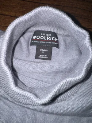 Woolrich Light Purple Mock Neck Sweater XL VIntage Pullover thumbnail 3