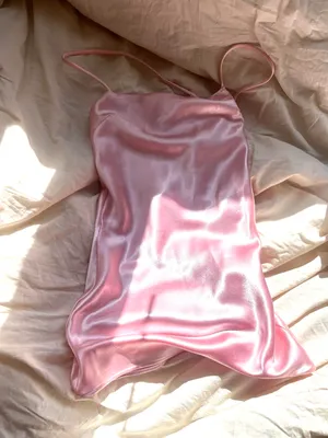 Lucy in the Sky Pink Satin Dress thumbnail 1